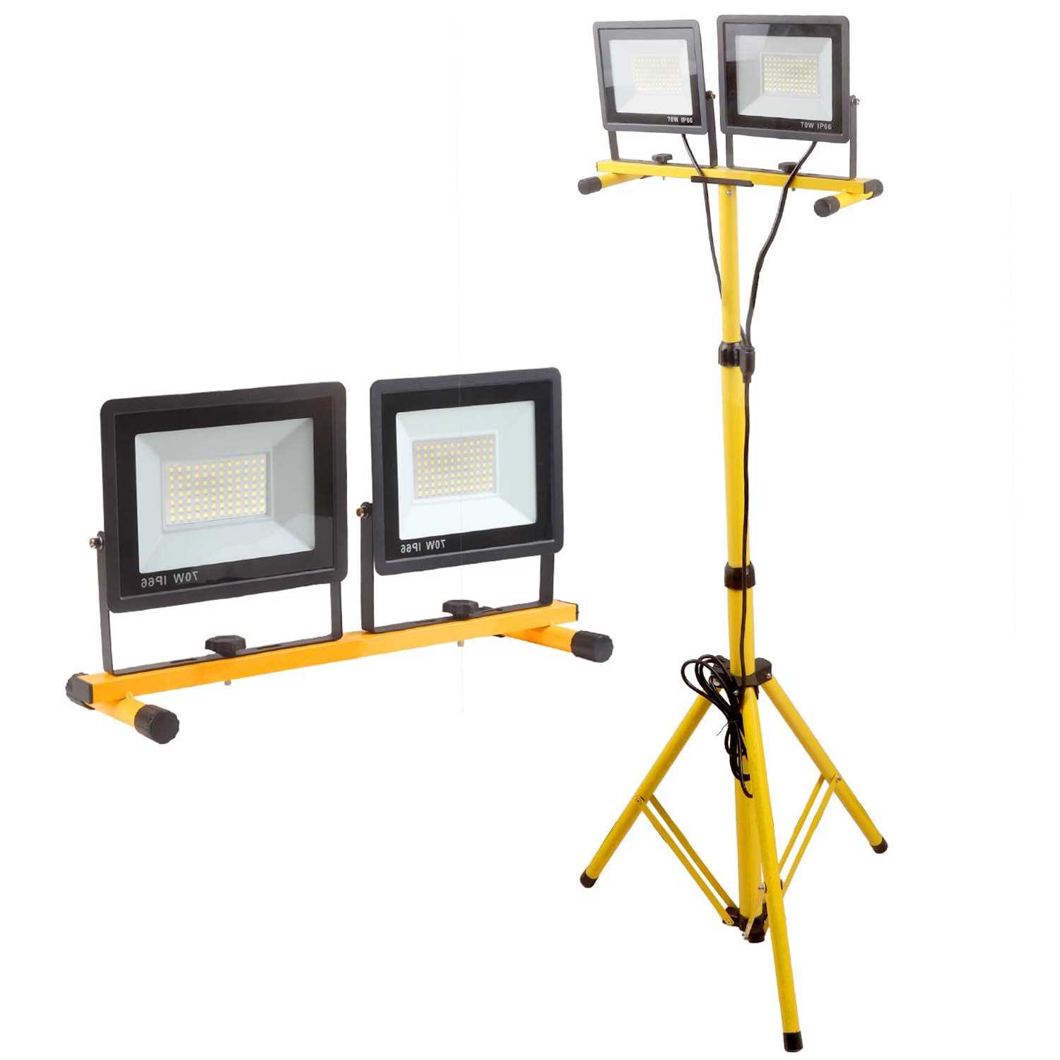 Guwell 21000 Lumen Work Lights with Stand Adjustable Head Led Work Light - Zenithce