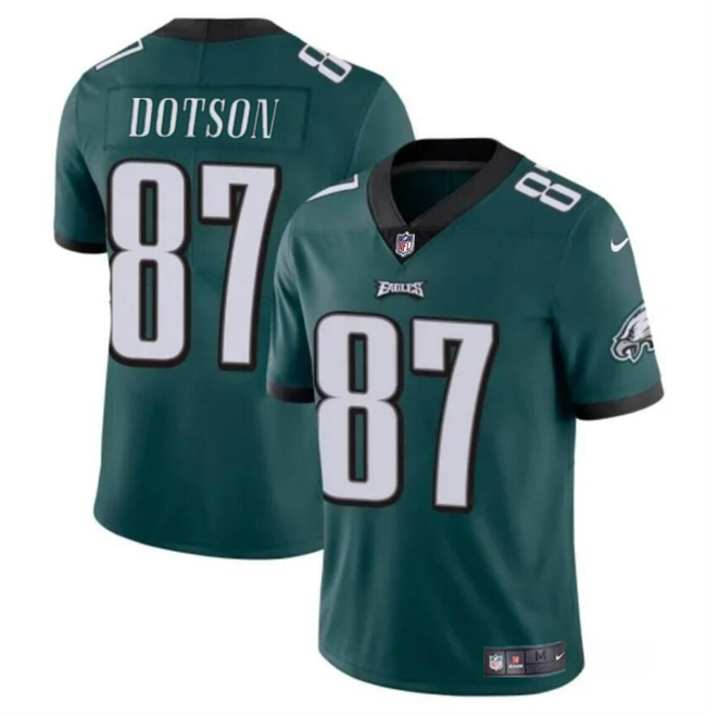 Philadelphia Eagles #87 Jahan Dotson Green Vapor Untouchable Limited Stitched Jersey - Zenithce