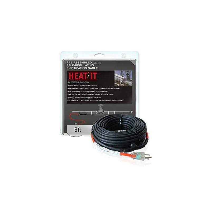 Heatit Hird 5 Watts Per Foot Roof & Gutter Snow De-Icing Cable - Zenithce