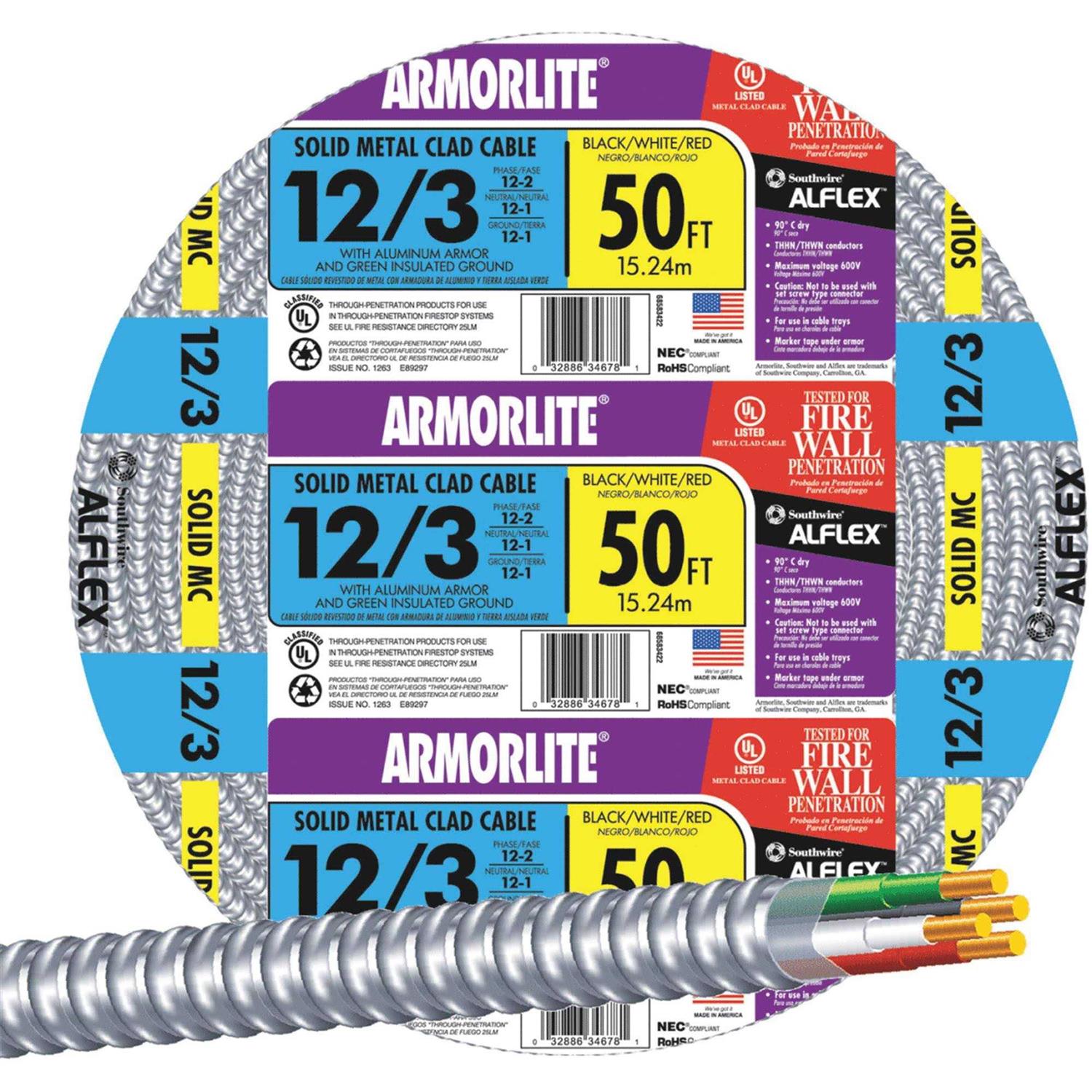 Southwire 50-Foot Ground NM Wire - Zenithce