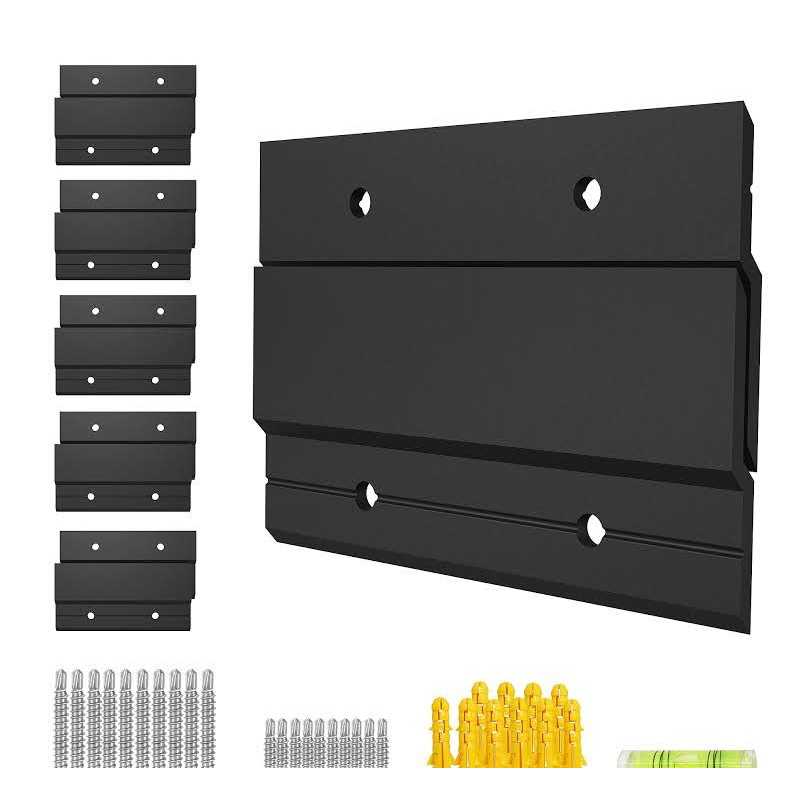 French Cleat Picture Hanger Aluminum Z Hanger Interlocking Wall Mounting Bracket Hardware Kit Z Clips for Hanging Wall Painting - Zenithce