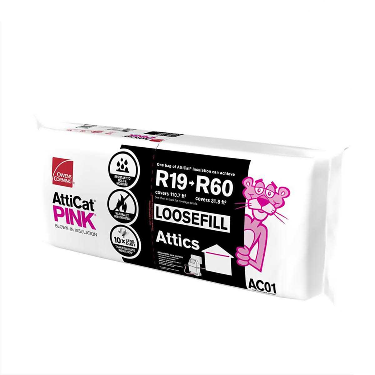 Owens Corning R-13 Unfaced Fiberglass Insulation Batt 23 in. x 93 - Zenithce