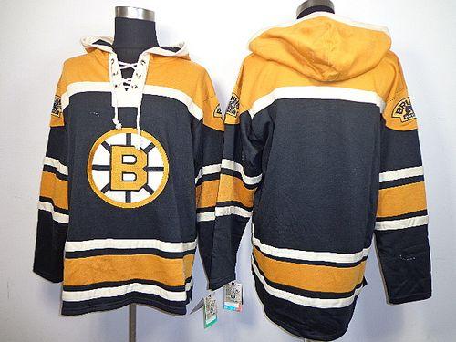 Bruins Blank Black Sawyer Hooded Sweatshirt Stitched Jersey - Zenithce