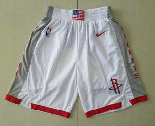 Houston Rockets White 2020 City Edition Swingman Shorts - Zenithce