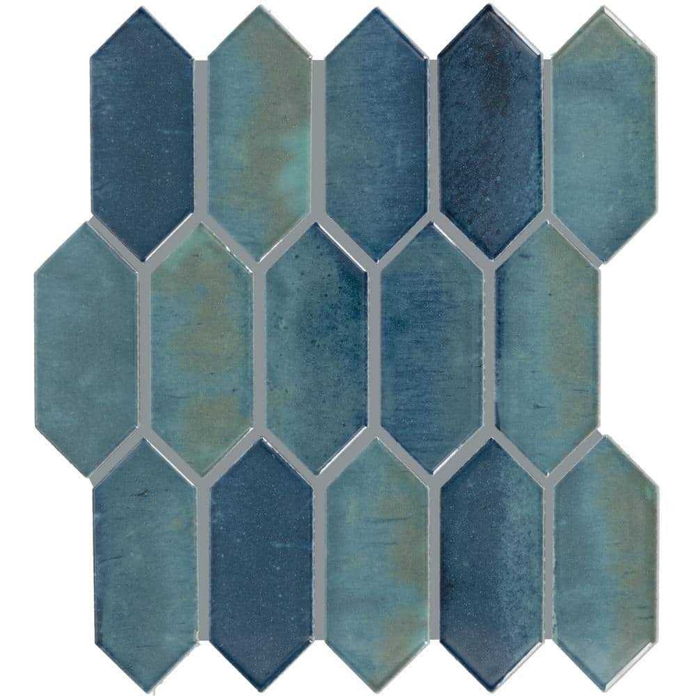 Daltile Miramo 11 in. x 12 in. Glazed Ceramic Picket Mosaic Tile - Zenithce