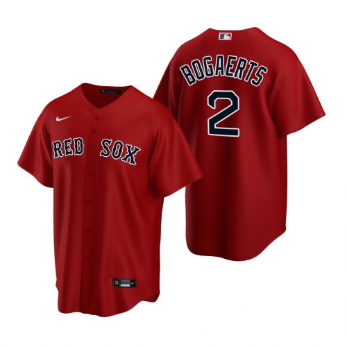 Boston Red Sox #2 Xander Bogaerts Red Cool Base Stitched Jersey - Zenithce