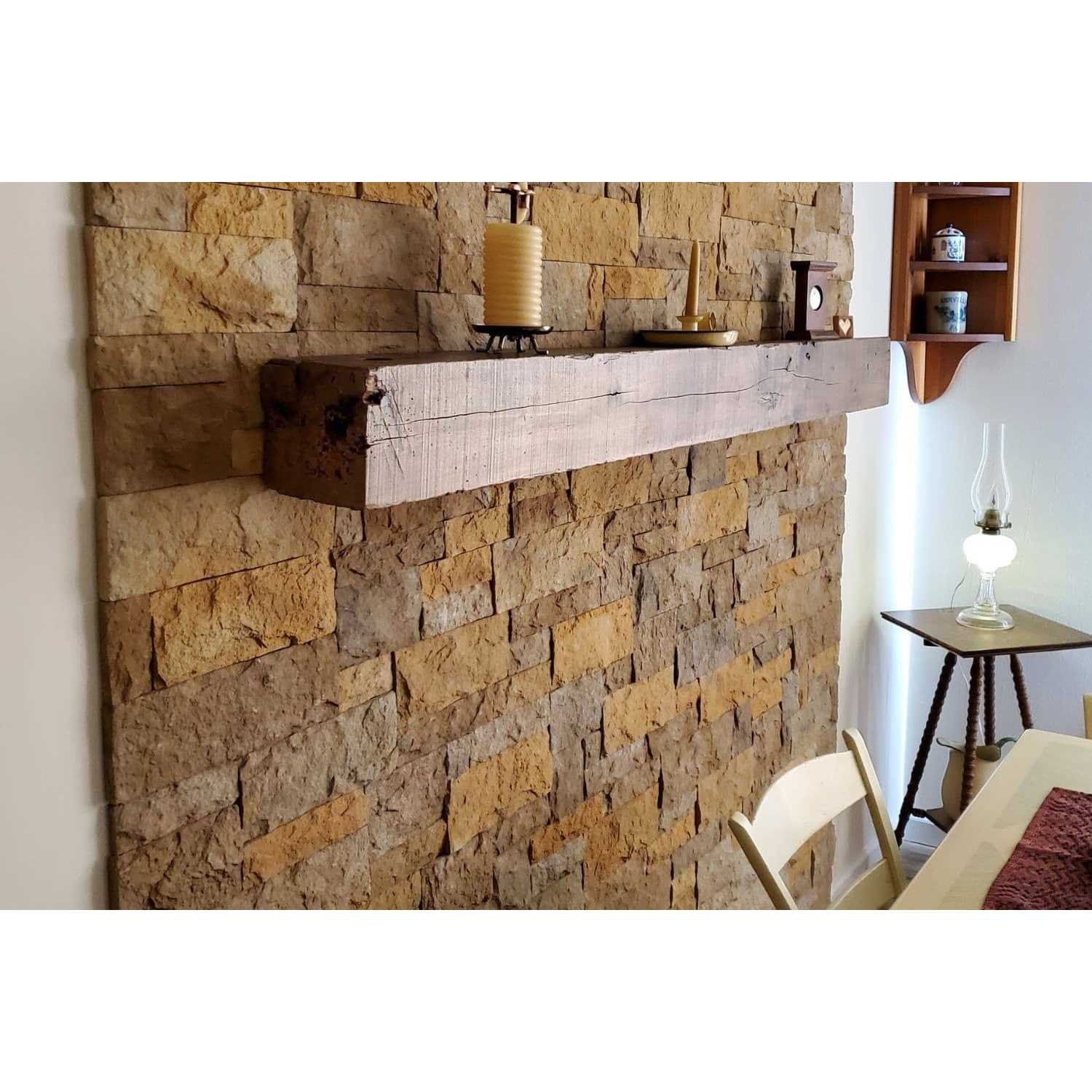 LiteStone 8 sq. ft Primary Flat Cement Stone - Zenithce