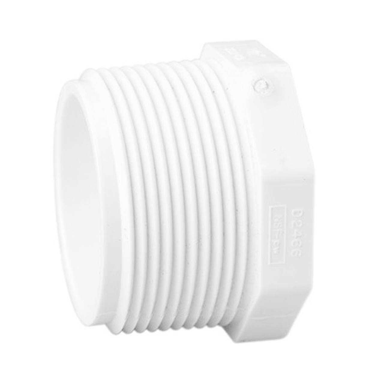 NDS 41P0 Schedule 35 4 in. Hub each X 4 in. D Hub PVC Elbow - Zenithce