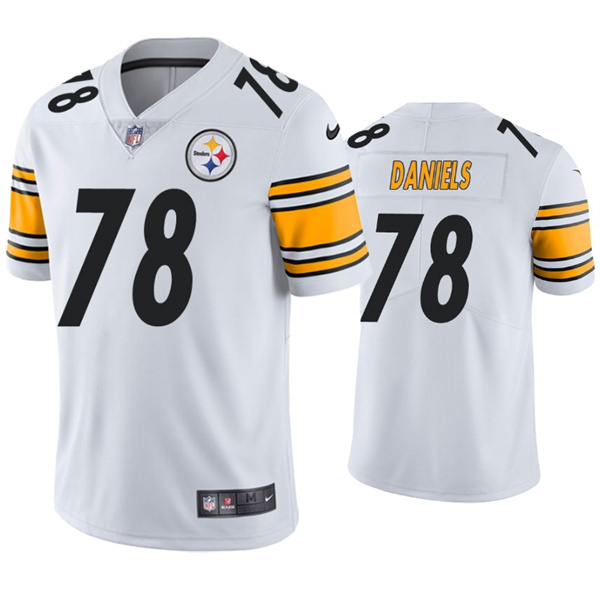 Pittsburgh Steelers #78 James Daniels White Vapor Untouchable Limited Stitched Jersey - Zenithce