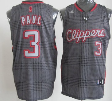 Los Angeles Clippers #3 Chris Paul Black Rhythm Fashion Jersey - Zenithce