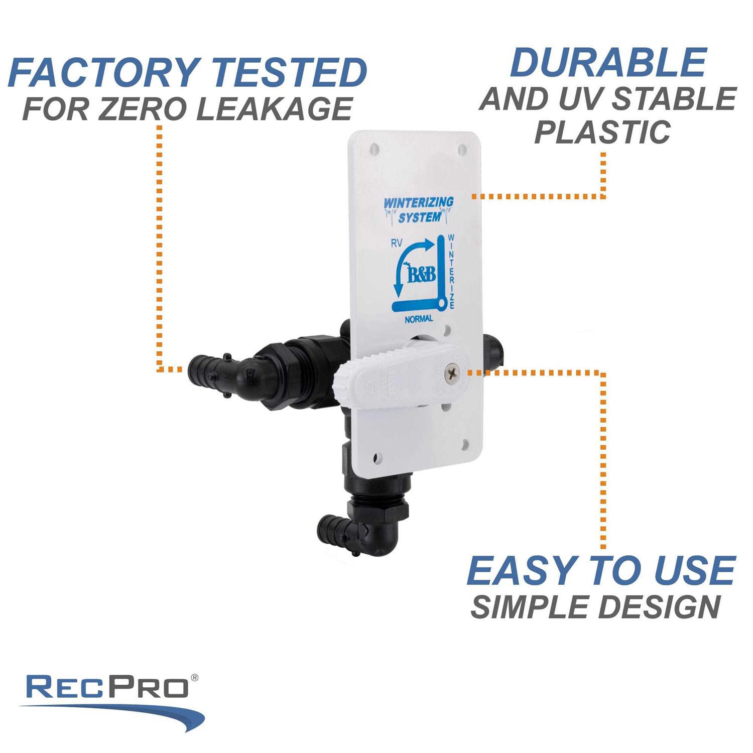 Recpro RV Window H Teardrop Horizontal Slide - Zenithce