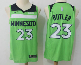 Minnesota Timberwolves #23 Jimmy Butler New Green 2017-2018 Swingman Fitbit Stitched Jersey - Zenithce