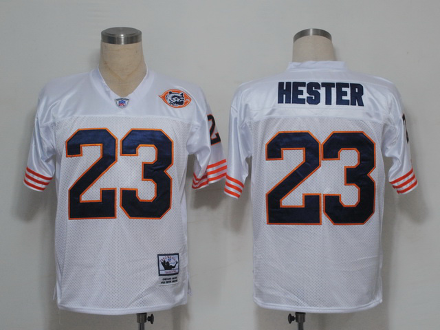 Mitchell And Ness Bears #23 Devin Hester White Big No. Stitched Jersey - Zenithce