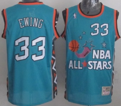 1996 All-Star #33 Patrick Ewing Green Swingman Throwback Jersey - Zenithce