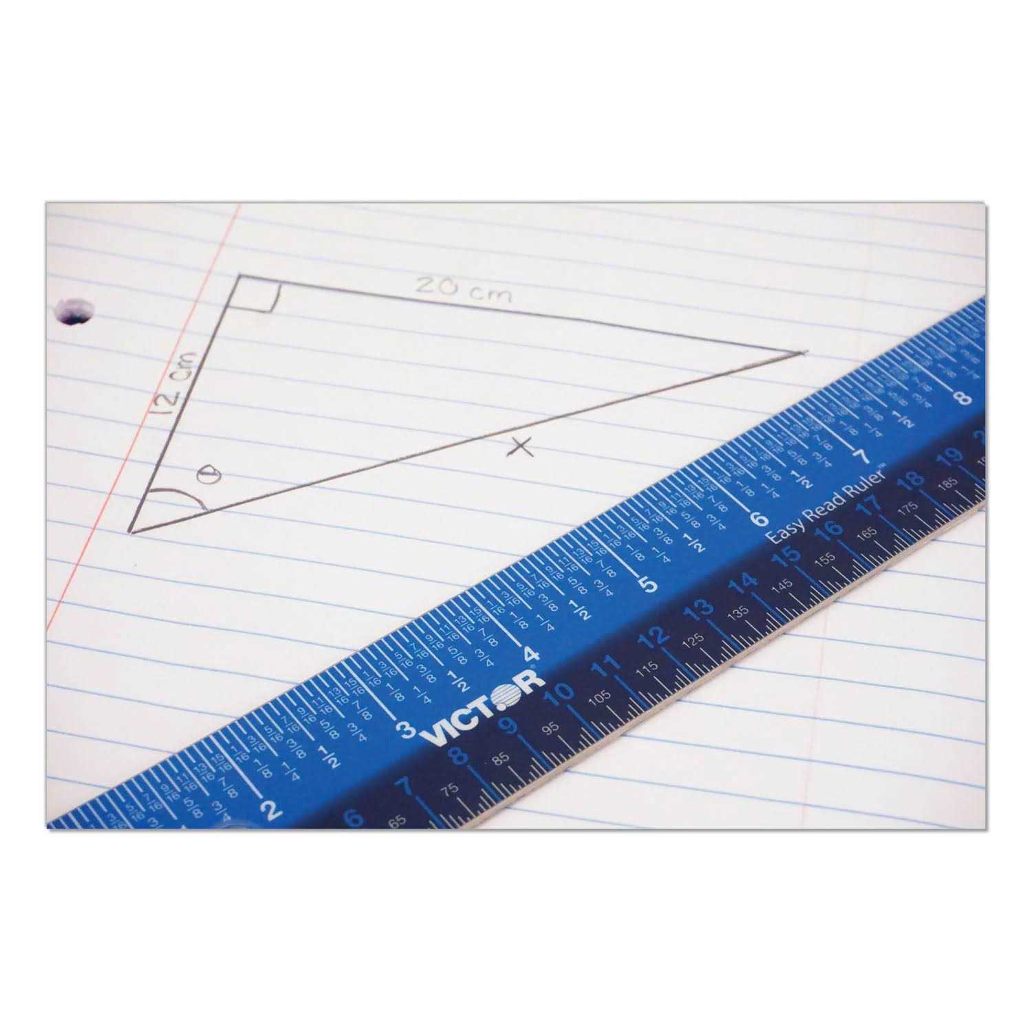 Victor Easy Read Ruler Stainless Steel - Zenithce