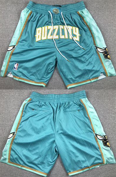 Charlotte Hornets Teal Shorts (Run Small) - Zenithce