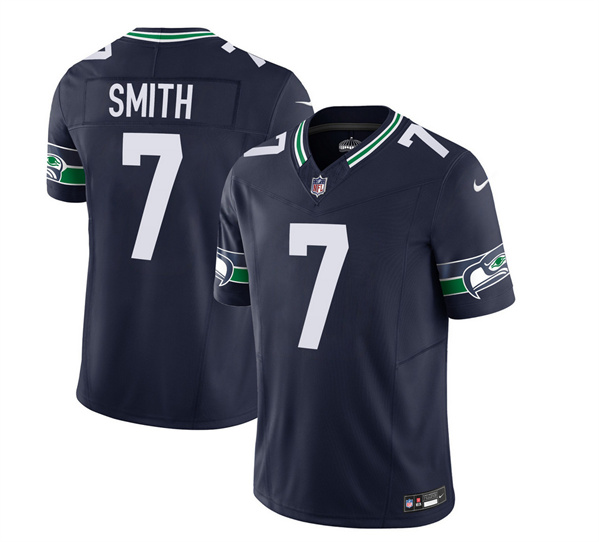 Seattle Seahawks #7 Geno Smith 2023 F.U.S.E. Navy Limited Stitched Jersey - Zenithce