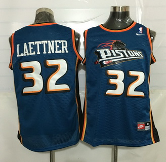Detroit Pistons #32 Christian Laettner Teal Green Soul Swingman Jersey - Zenithce