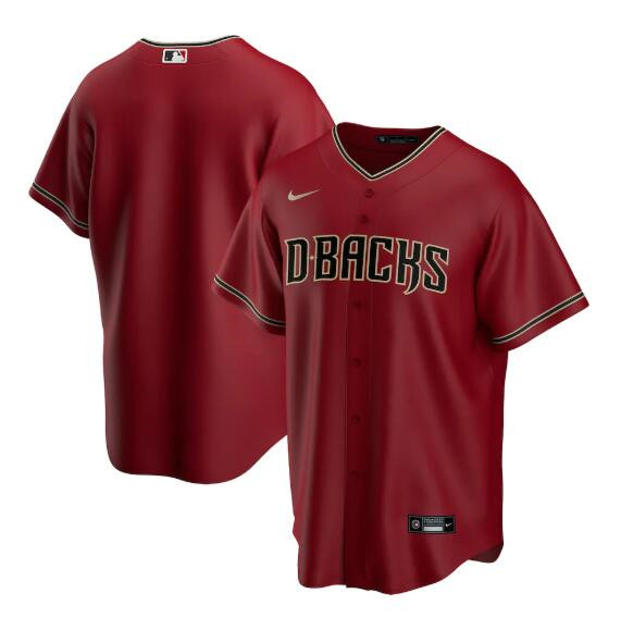 Arizona Diamondbacks Blank Red Cool Base Stitched Jersey - Zenithce