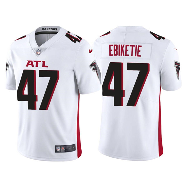 Atlanta Falcons #47 Arnold Ebiketie White Vapor Untouchable Limited Stitched Jersey - Zenithce