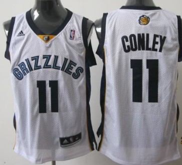 Memphis Grizzlies #11 Mike Conley White Swingman Jersey - Zenithce