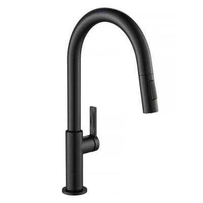 Kraus Oletto Single Handle Pull Down Kitchen Faucet KPF-2631CH - Zenithce