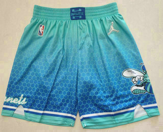 Charlotte Hornets Blue Jordan Diamond 2022 City Edition Swingman Stitched Shorts - Zenithce