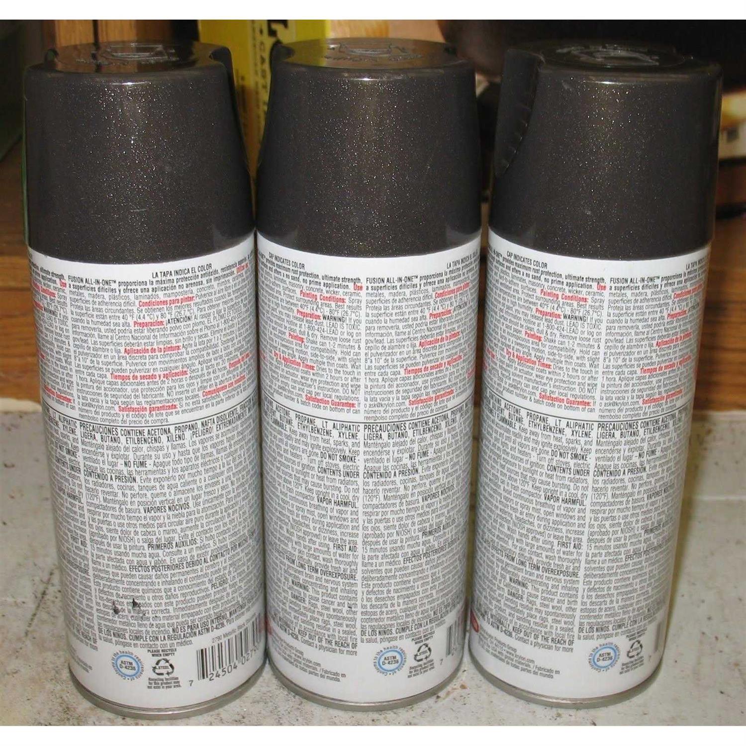 Krylon Fusion All-In-One Metallic Dark Copper Spray Paint & Primer K02767007 - Zenithce