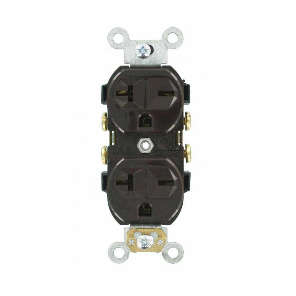 Leviton 5822-W Commercial Grade Duplex Receptacle - Zenithce