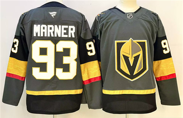 Vegas Golden Knights #93 Mitch Marner Grey 2024-25 Stitched Jersey - Zenithce