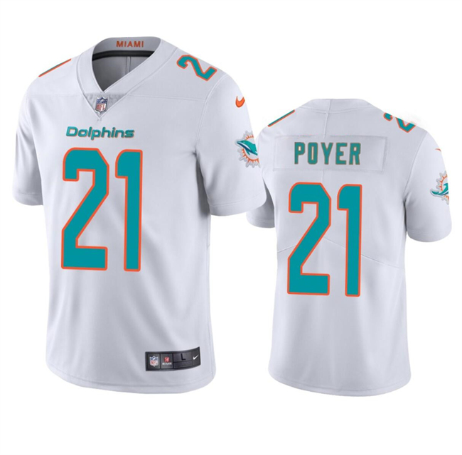 Miami Dolphins #21 Jordan Poyer White Vapor Limited Stitched Jersey - Zenithce