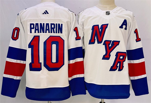 New York Rangers #10 Artemi Panarin White 2023-2024 Stadium Series Stitched Jersey - Zenithce