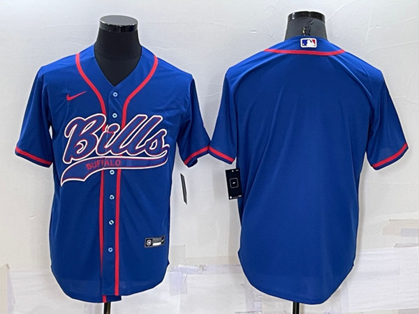 Buffalo Bills Royal Cool Base Stitched Baseball Jersey - Zenithce