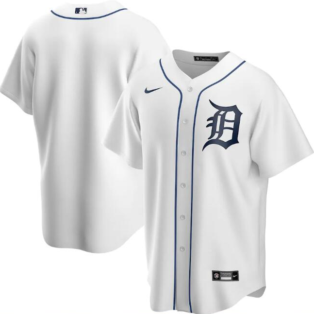 Detroit Tigers White Cool Base Stitched Jersey - Zenithce