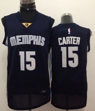 Memphis Grizzlies #15 Vince Carter Navy Blue Swingman Jersey - Zenithce