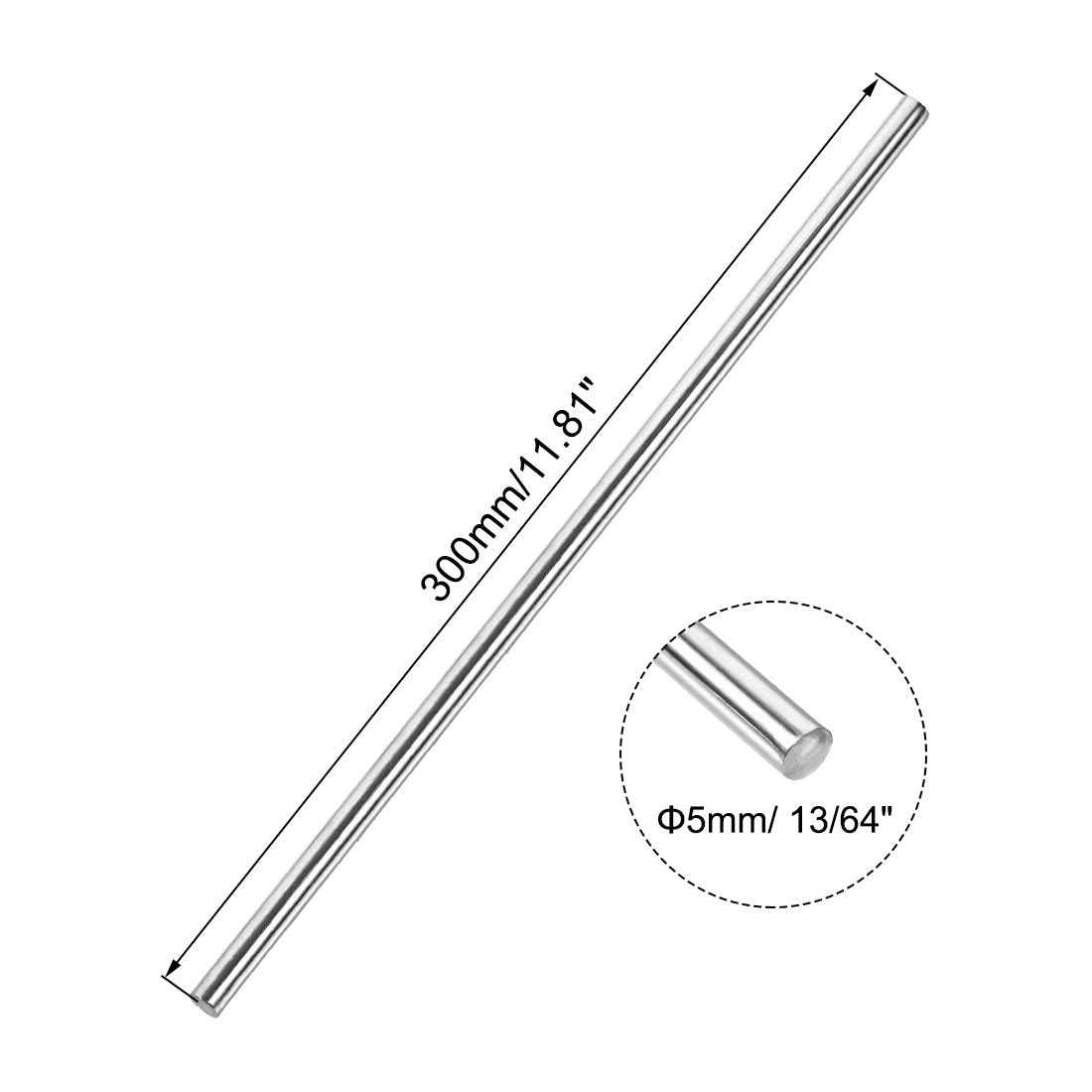 uxcell 304 Stainless Steel Round Tube OD 1mm Wall Thickness 250mm Length - Zenithce