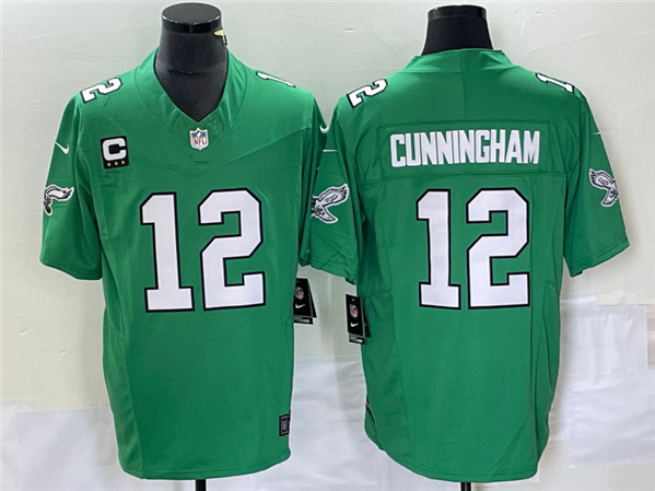 Philadelphia Eagles #12 Randall Cunningham Green 2023 F.U.S.E. With C Patch Vapor Untouchable Stitched Jersey - Zenithce