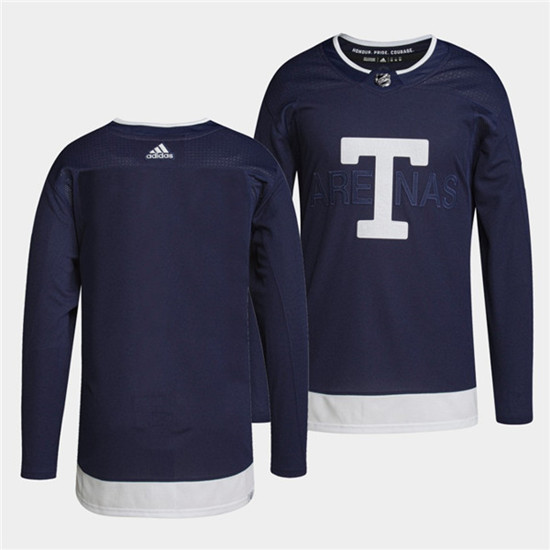 Toronto Maple Leafs Blank 2022 Heritage Classic Navy Stitched Jersey - Zenithce