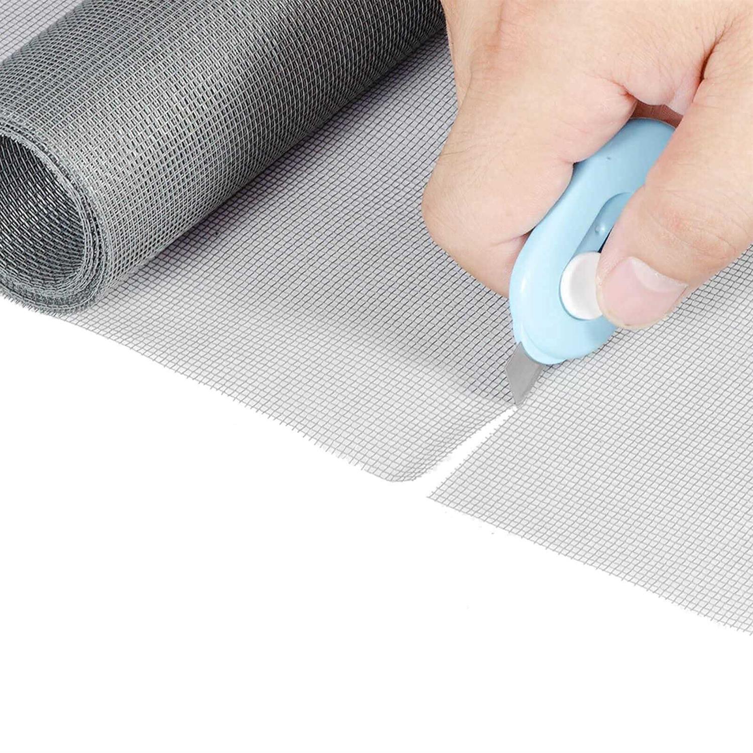 Window Screen Repair Kit 59 x 106 Screen Door Replacement Fiberglass Screen Mesh with All Screen Tools for Sliding Door and Patio Screen Door - Zenithce