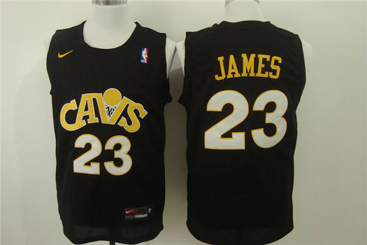 Cleveland Cavaliers #23 LeBron James Black Stitched Jersey - Zenithce