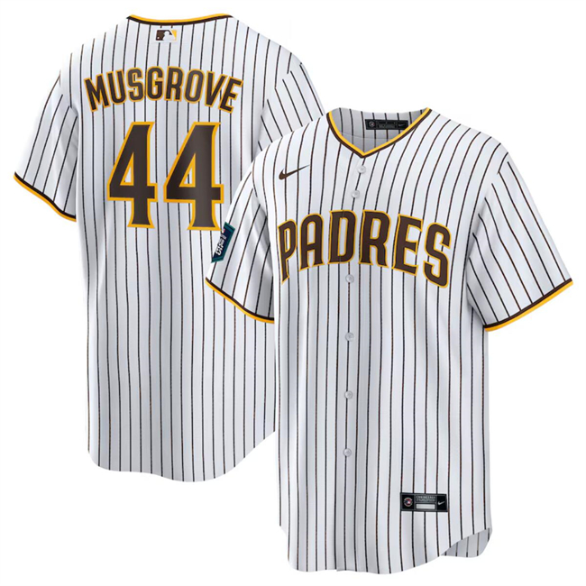 San Diego Padres #44 Joe Musgrove White 2024 World Tour Seoul Series Home Stitched Jersey - Zenithce