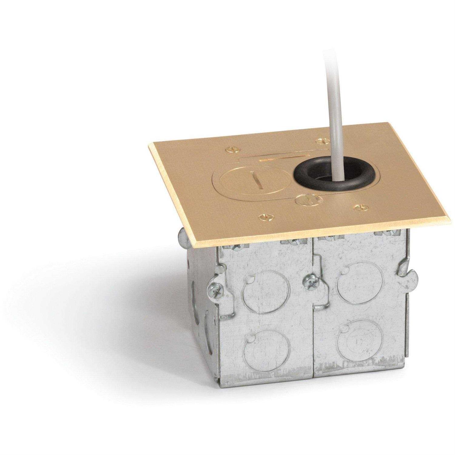 Lew Electric PUFP-CT-SS-PB Kitchen Countertop Pop Up 20A Power Outlet - Zenithce