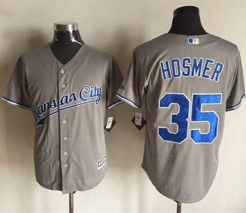 Royals #35 Eric Hosmer New Grey Cool Base Stitched Jersey - Zenithce