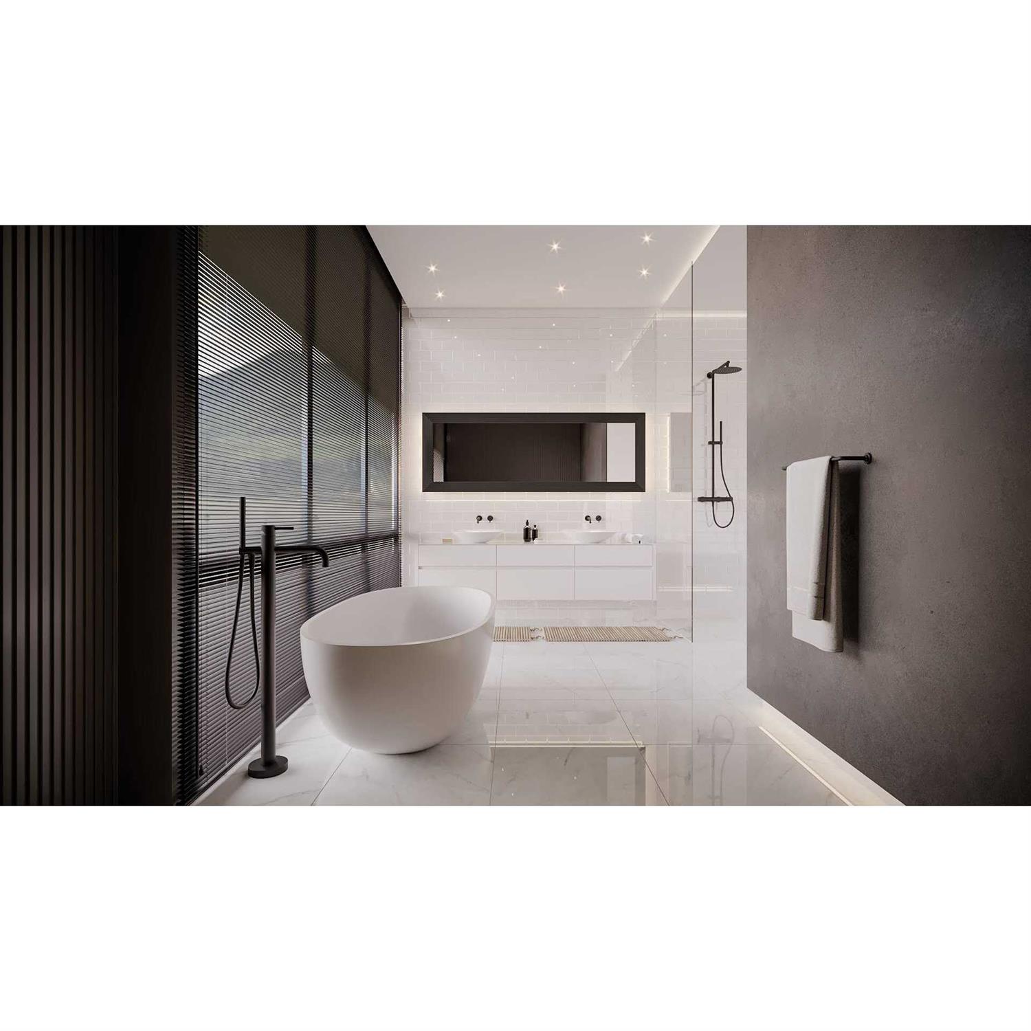 Satori Bianco Glacier Polished Natural Stone Marble Floor & Wall Tile - Zenithce