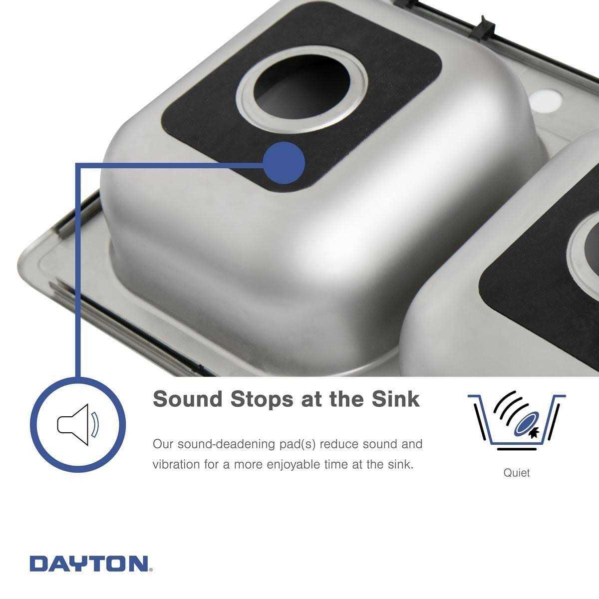 Elkay DCFU2416 Dayton 26-1/2 inch Undermount Single Basin Stainless Steel Kitchen Sink - Zenithce