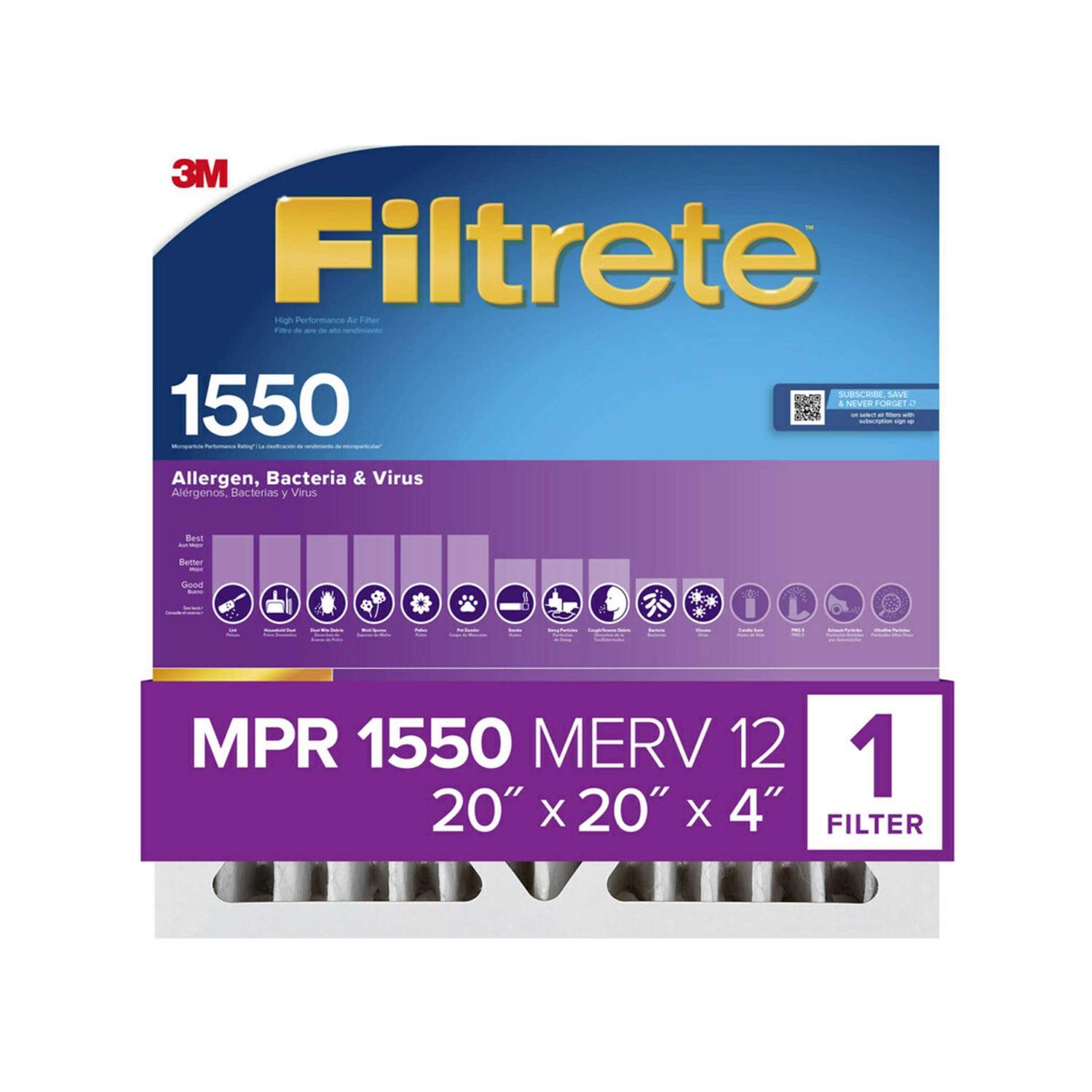 Filtrete Allergen Reduction Filter - Zenithce