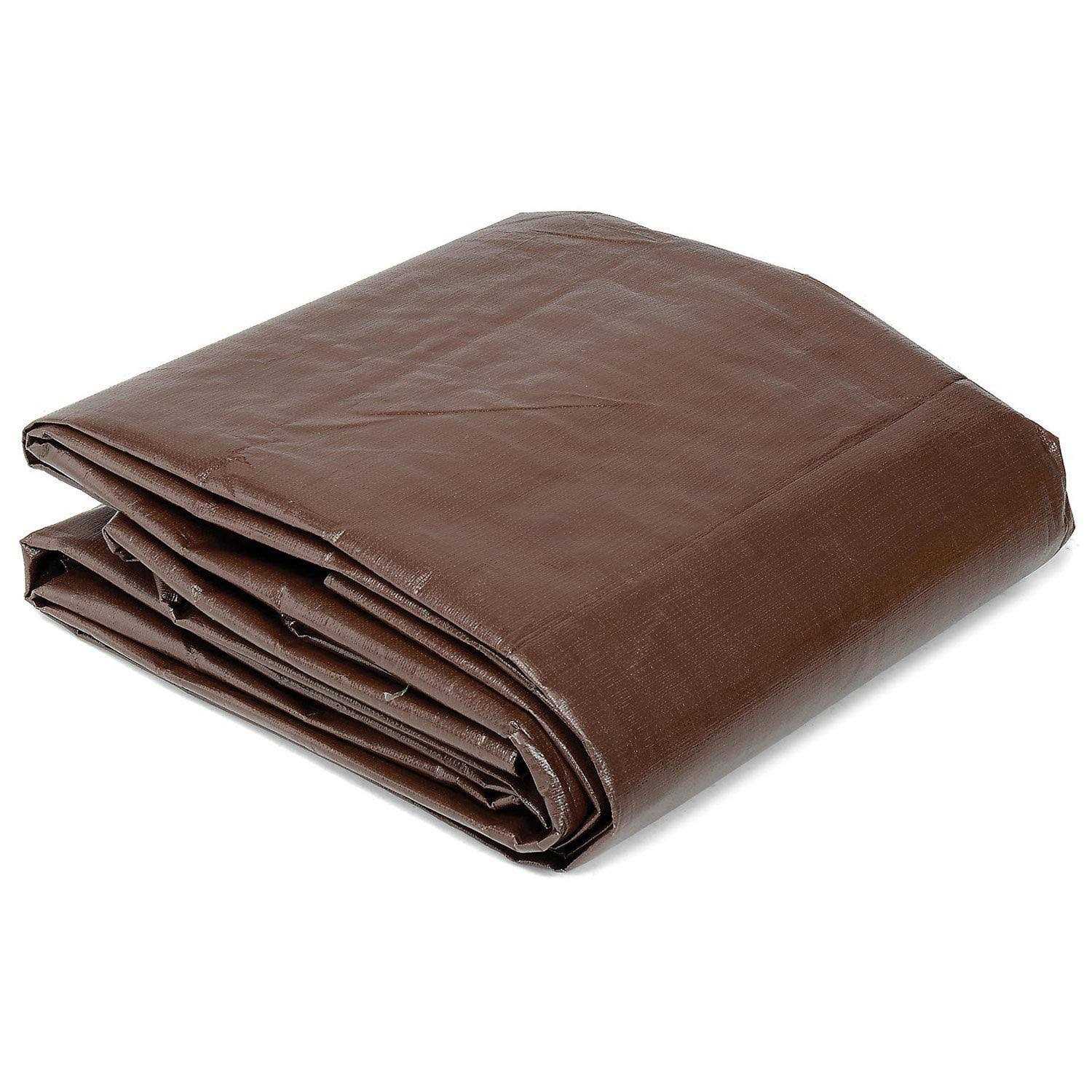 Global Industrial Super Heavy Duty 8 oz. Tarp Brown - Zenithce