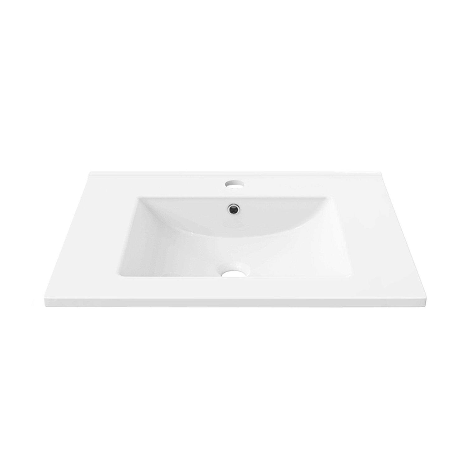 Swiss Madison 18 Ceramic Vanity Square Sink Top - Zenithce