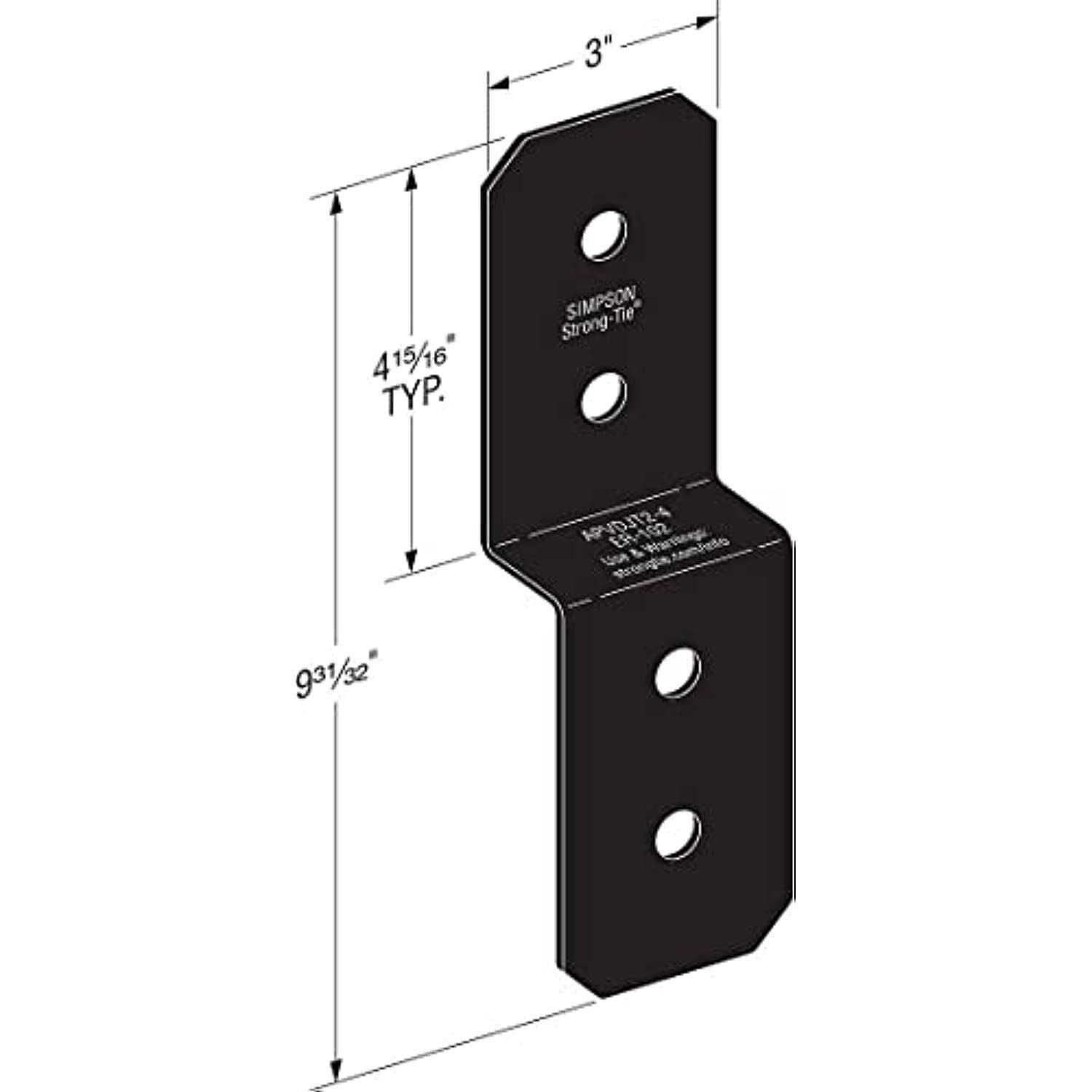 Simpson Strong-Tie Avant APVB44 Adjustable Post Base - Zenithce