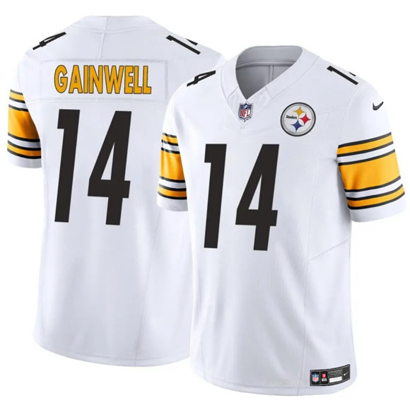 Pittsburgh Steelers #14 Kenneth Gainwell White 2025 F.U.S.E. Vapor Limited Stitched Jersey - Zenithce